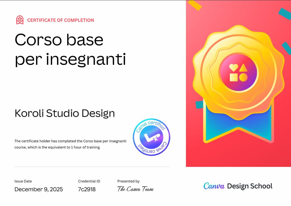 Certifikatë: Canva Design School — Canva Certified