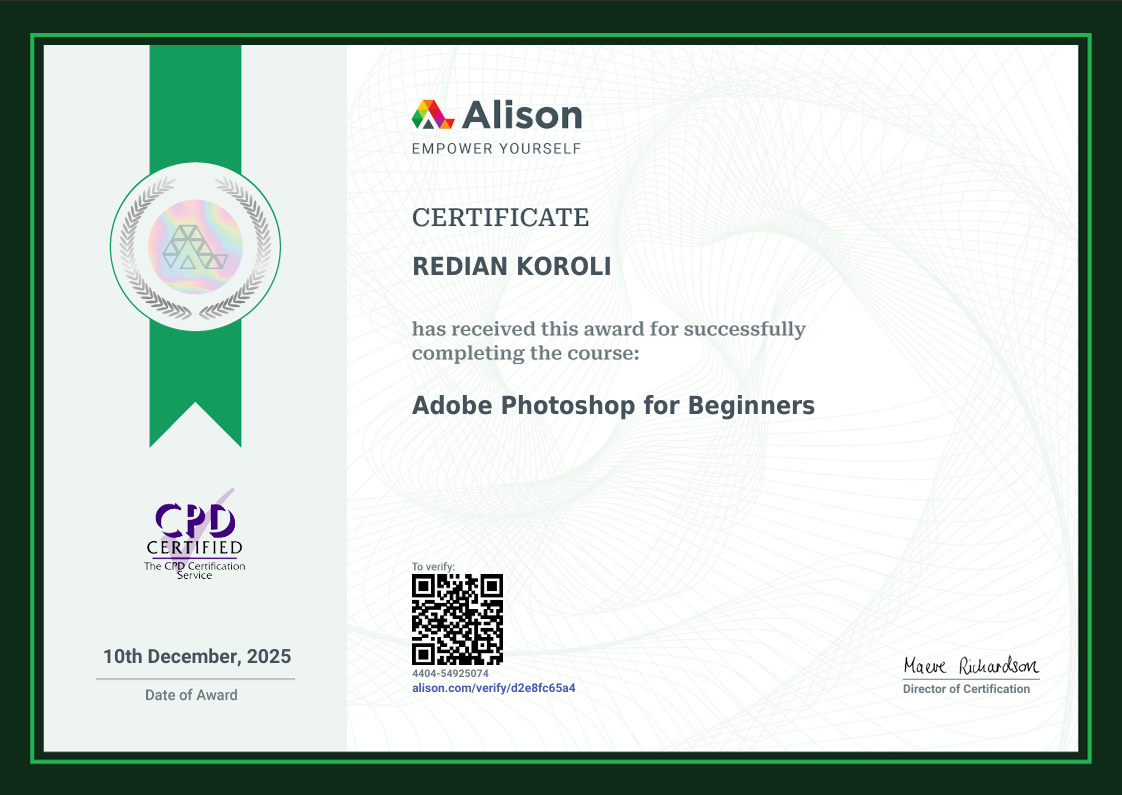 Photoshop Certificate